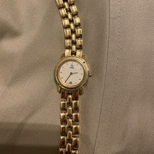 Vintage FENDI Gold Plated Swiss Watch Water-Resist